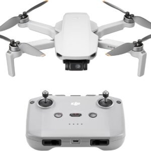 DJI Mini 4K, Drone with 4K UHD Camera for Adults, Under 249 g, 3-Axis Gimbal Stabilization, 10km Video Transmission, Auto Return, Wind Resistance, 1 Battery for 31-Min Max Flight Time