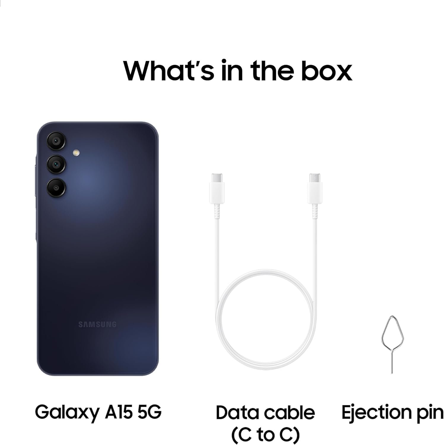 Blue Black Samsung Galaxy A15 5G - 128GB Unlocked Android Smartphone with AMOLED Display, Expandable Storage, Knox Security, Super Fast Charging, Hi-Res Camera, US Version (2024) - Image 10