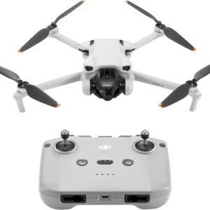 DJI Mini 3, Lightweight 3x Mechanical Gimbal Mini Camera Drone with 4K HDR Video, 38-min Flight Time, up to 32800ft (10km) Video Transmission, True Vertical Shooting, GPS Auto Return Integrated