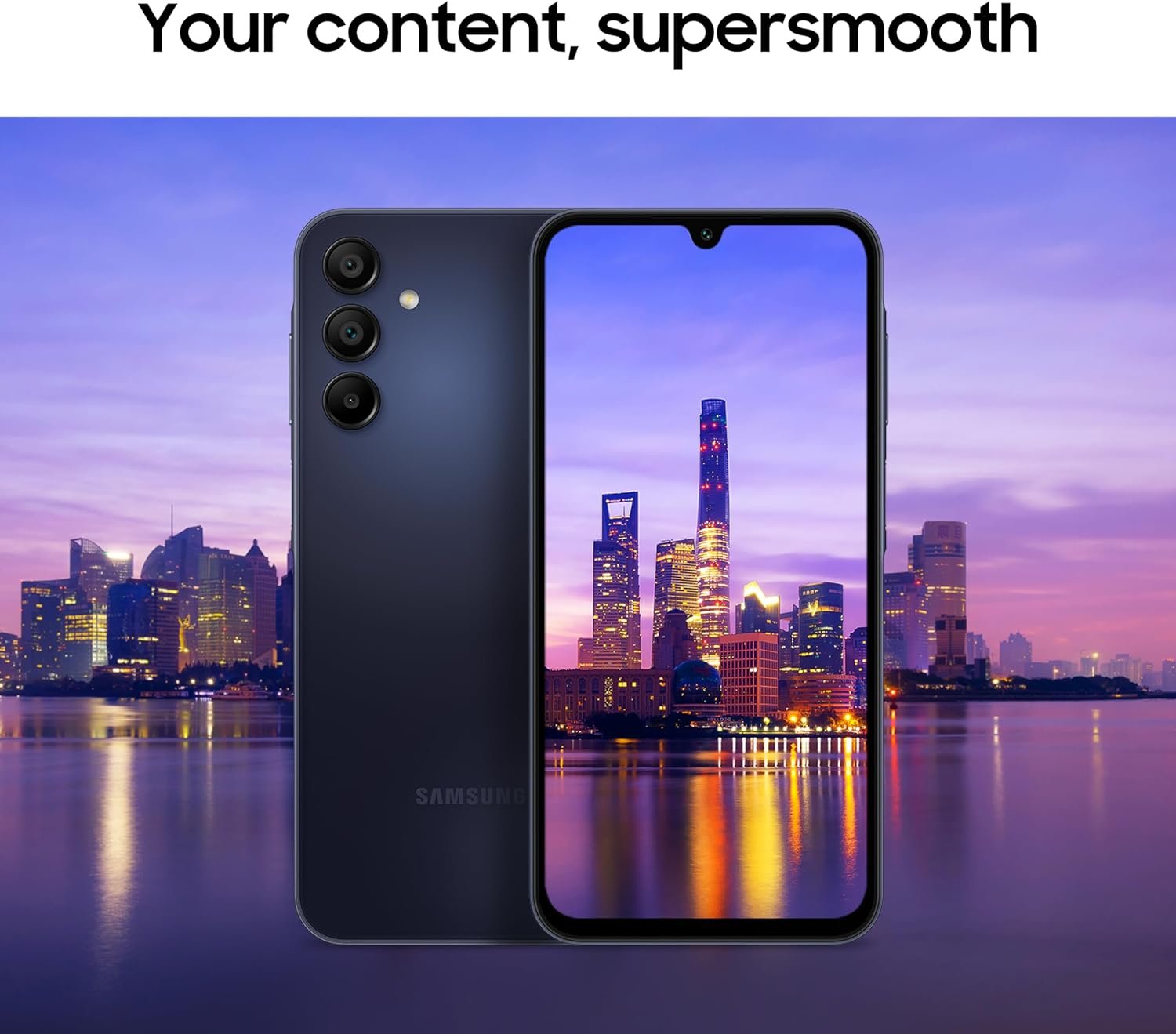 Blue Black Samsung Galaxy A15 5G - 128GB Unlocked Android Smartphone with AMOLED Display, Expandable Storage, Knox Security, Super Fast Charging, Hi-Res Camera, US Version (2024) - Image 4