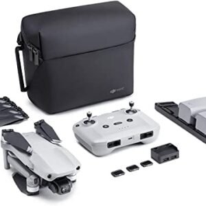 DJI Mavic Air 2 Fly More Combo & Auto-Activated DJI Care Refresh Bundle-Drone Quadcopter UAV with 48MP Camera 4K Video 1/2" CMOS Sensor 3-Axis Gimbal 34min Flight Time ActiveTrack 3.0, Gray (Renewed)