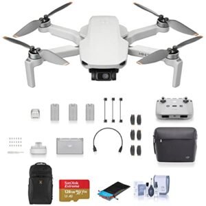 DJI Mini 2 SE Drone Fly More Combo Bundle with Backpack, 128GB microSD Card, Landing Pad, Cleaning Kit