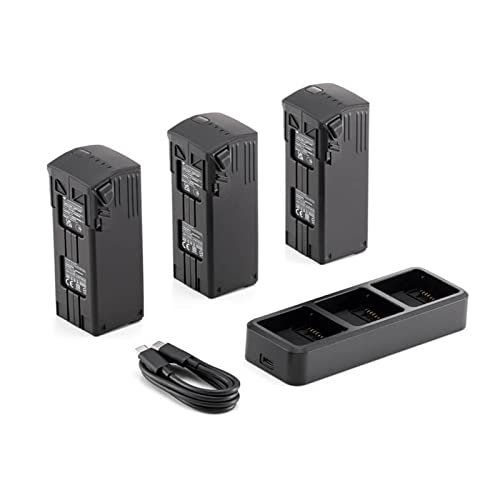 Original Mavic 3 Enterprise Series Battery Kit for DJI Mavic 3 Pro/Mavic 3 Classic/Mavic 3/Mavic 3 Enterprise(includes Three Intelligent Flight Batteries and One Mavic 3 Battery Charging Hub (100W) )