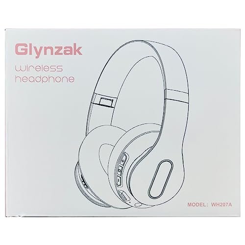 Rose Gold Glynzak Bluetooth Headphones: 65H HiFi with 6EQ Modes - Image 9