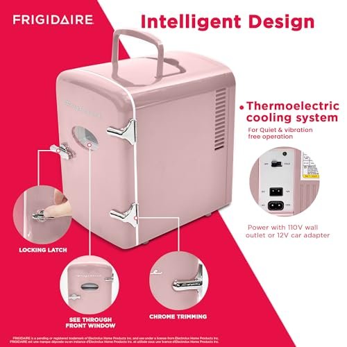 Chic & Eco-Friendly: Frigidaire 4L Retro Mini Fridge Review - Image 9
