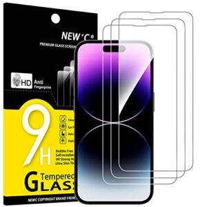 Top-Notch Screen Protection: NEW'C Tempered Glass for iPhone 14 Pro Max