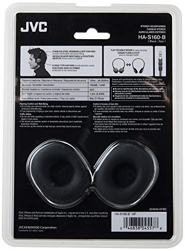 JVC Black Foldable On-Ear Headphones: Stylish and Functional - Image 7