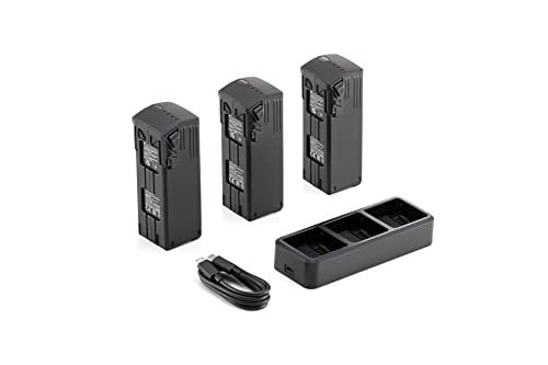 Original Mavic 3 Enterprise Series Battery Kit for DJI Mavic 3 Pro/Mavic 3 pro Cine/Mavic 3/Mavic 3 E/Mavic 3 Classic/Mavic 3 Cine (Include 3 of Mavic 3 Batteries, 1 of Battery Charging Hub (100W) )