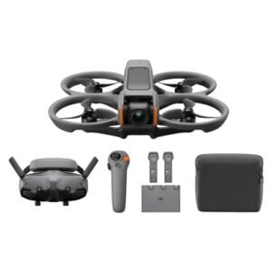 DJI Avata 2 Fly More Combo (3 Batteries), FPV Drone with Camera 4K, Immersive Experience, One-Push Acrobatics, Built-in Propeller Guard, 155° FOV, Camera Drone Compliant with FAA Remote ID