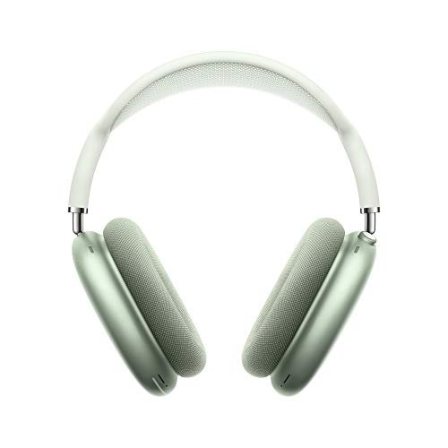 Apple AirPods Max Wireless Over-Ear Headphones, Active Noise Cancelling, Transparency Mode, Personalized Spatial Audio, Dolby Atmos, Bluetooth Headphones for iPhone – Green