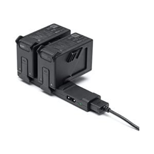 DJI FPV - Fly More Kit, includes 2 smart flight batteries and charging station, charges up to 3 smart batteries simultaneously, battery capacity is 2000mAh