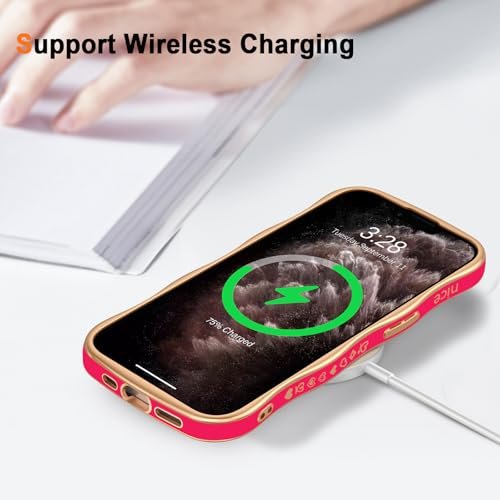 Stylish Protection: Hython Hot Pink Wavy Edge Case for iPhone 11 Pro Max - Image 5