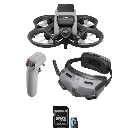 DJI Avata Born to Fly Explorer Combo FPV Drone with RC Motion 2 and Goggles with 128GB Memory Card