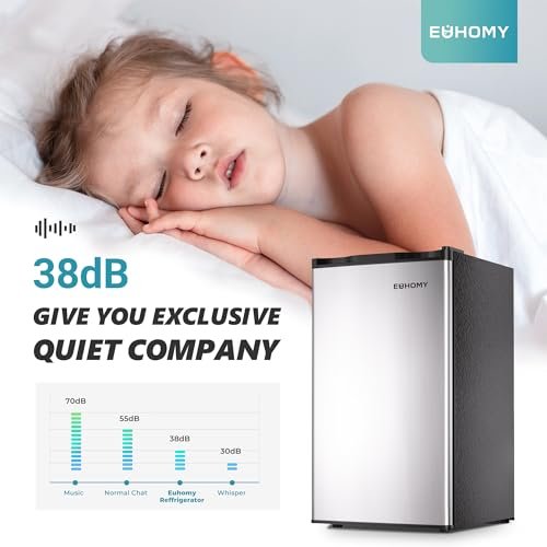 EUHOMY 3.2 Cu.Ft Mini Fridge: Stylish, Compact & Efficient - Image 7