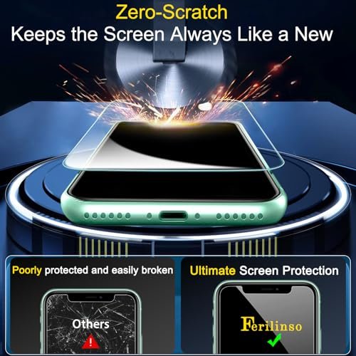 Ultimate Screen & Lens Protection: Ferilinso 3 Pack for iPhone 11 - Image 3