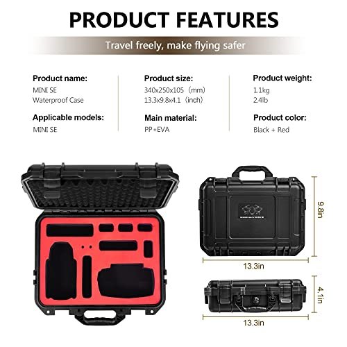 Ultimate Protection: Tomat Mini SE Case for DJI Mini SE Combo - Image 6