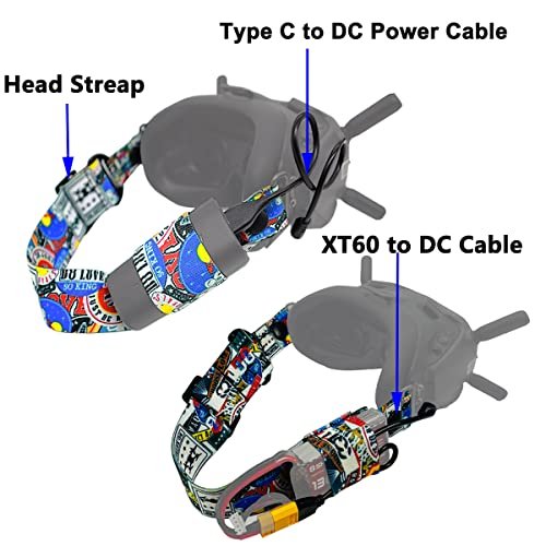 Essential Accessories for DJI FPV Goggles V2: Head Strap & Power Cables - Image 2
