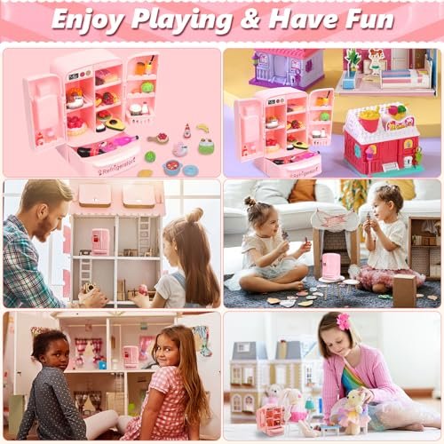 Delightful ETNRHP Mini Toy Fridge: Perfect for Kids' Play! - Image 5
