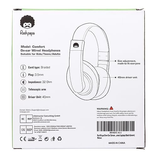 Rockpapa Comfort Kids Headphones: Perfect for School & Travel - Image 8