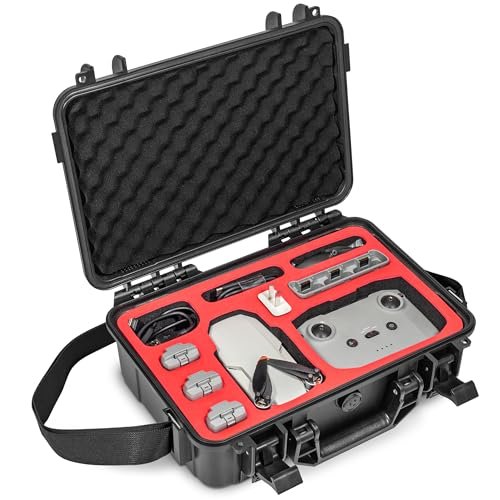Tomat Mini 4K Case Waterproof Hard Carrying Case for DJI MINI 4K/Mini 2 /Mini 2 SE Fly More Combo Accessories