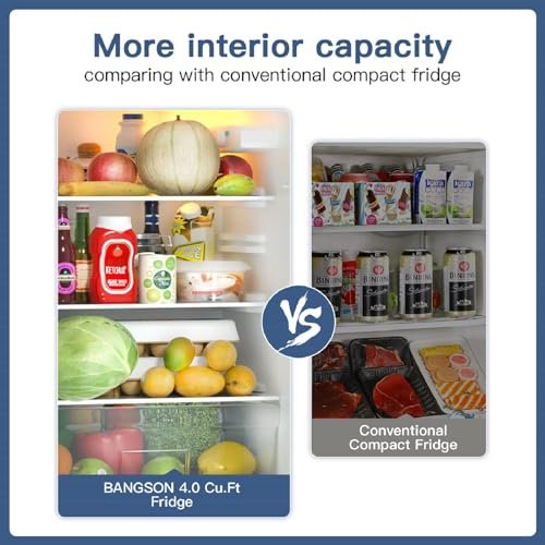 Compact Cooling: BANGSON 4.0 Cu.Ft Refrigerator Review - Image 4