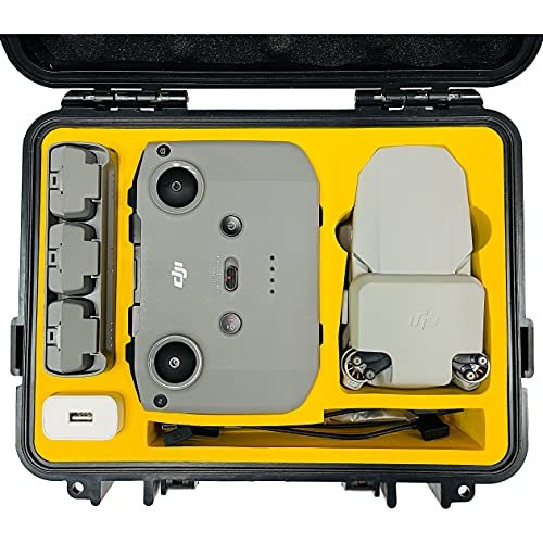 judunmsk Waterproof Hard Case for DJI Mini 2SE / Mini 4K/Mini 2,Compact Portable Carrying Case for Mavic Mini 2 SE/Mini 4K/Mini 2 Fly More Combo,DJI Mini 2 SE/Mini 4K/Mini 2 Accessories