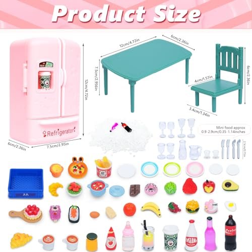 Delightful ETNRHP Mini Toy Fridge: Perfect for Kids' Play! - Image 3