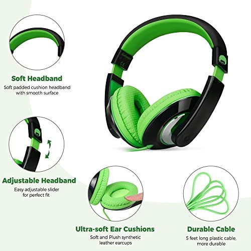 Rockpapa Comfort Kids Headphones: Perfect for School & Travel - Image 2