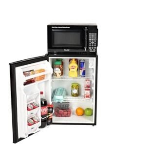 MicroChill Compact Refrigerator and Microwave Combo, 2.7 cu. ft. Fridge, 0.7 cu. ft. Microwave