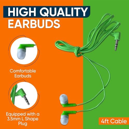 Colorful and Practical Disposable Earbuds for Classrooms - Image 3