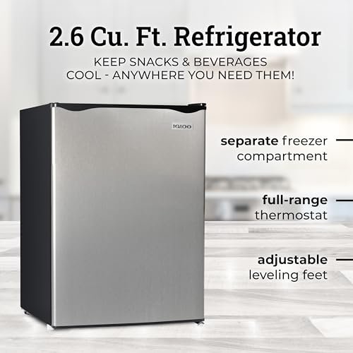 Efficient Igloo 2.6 Cu.Ft. Compact Refrigerator Review - Image 2