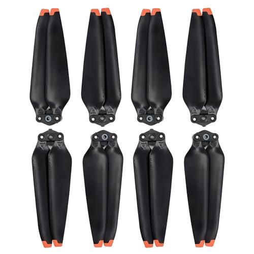 4 Pairs Propellers for DJI Mavic 3 Pro/Mavic 3 Pro Cine/Mavic 3/Mavic 3 Cine/Mavic 3 Classic Replacement Prop Blades 9453F Low Noise for DJI Mavic 3 Series Drone Accessories Orange