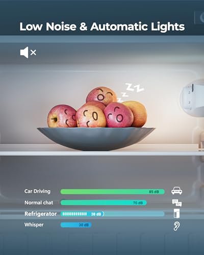 EUHOMY Mini Fridge Review: Compact Cooling Solution for Dorms and Offices with Freezer - Black - Image 7