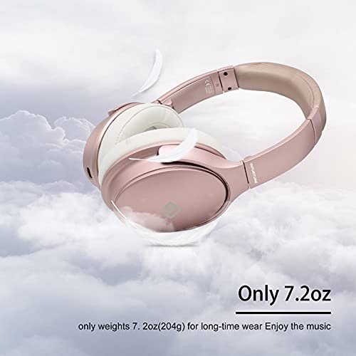 Experience Luxurious Audio: INFURTURE Rose Gold ANC Headphones - Image 8