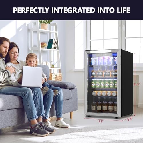 Icyglee Beverage Refrigerator Cooler Review: Stylish and Spacious Mini Fridge for Home, Office, or Bar! - Image 6
