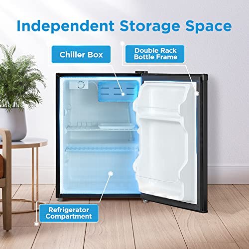 Compact Convenience: Midea WHS-87LB1 Refrigerator Review - Image 5