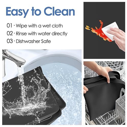 TOHONFOO Mini Fridge Silicone Mat Review: Ultimate Protection Against Leaks and Spills! - Image 5