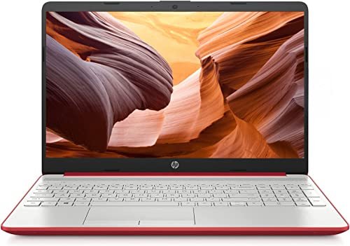 HP 2023 15" Laptop, Intel 4-Core, 8GB RAM, 128GB SSD, Windows 11, Red - Image 4