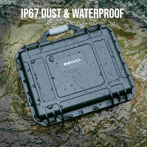 INNVO Rugged Waterproof Case for DJI Mini 4 Pro Fly More Combo, Black - Image 4
