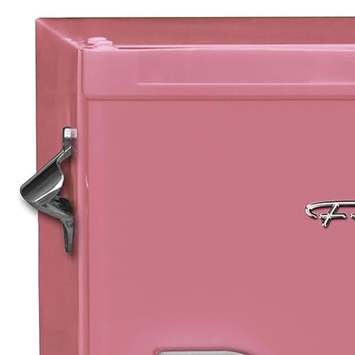 Frigidaire EFR176 Retro Compact Fridge with Chiller Mini Refrigerator with Built-in Bottle Opener for Office, Bedroom, Dorm Room or Cabin, 1.6 cu ft 16"D x 18"W x 18.5"H, Pink - Image 7