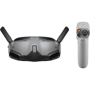 DJI Goggles Integra Motion Combo-Immersive Motion Control, Lightweight and Portable FPV Goggles with Integrated Design, Micro-OLED Screens, DJI O3+ Video Transmission, HD Low-Latency
