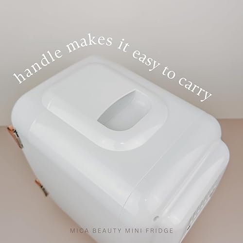 Mica Beauty Mini Skincare Refrigerator-Thermo Electric Cooler and Warmer perfect for a Bedroom, Dorm, Office,Desktop and Travel 4 Liter - Image 8