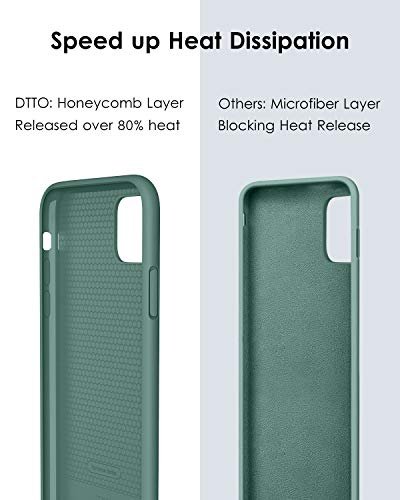 DTTO iPhone 11 Pro Case, Silicone Cover with Camera & Screen Protection - Image 4