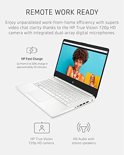 Lightweight HP 14 Laptop: Celeron, 4GB, 64GB, HD Display, Win 11, Portable - Image 7