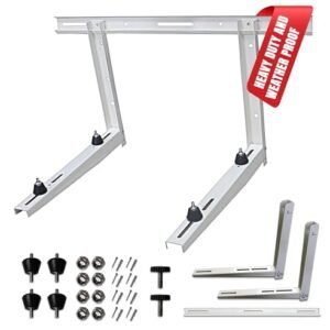 Heavy-Duty Universal Mini Split Wall Mount Bracket - Easy Install, 9000-36000 BTU HVAC Support