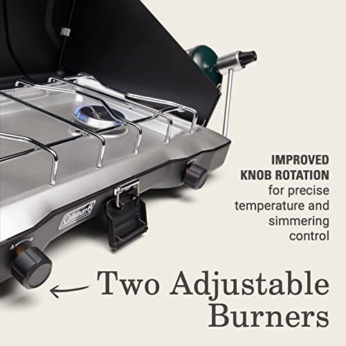 Coleman Triton 2-Burner Propane Camping Stove - Portable Outdoor Cooking - Image 5