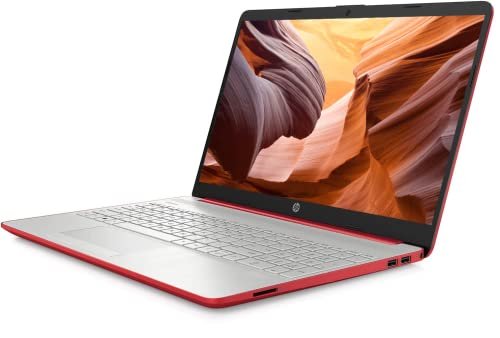 HP 2023 15" Laptop, Intel 4-Core, 8GB RAM, 128GB SSD, Windows 11, Red - Image 3
