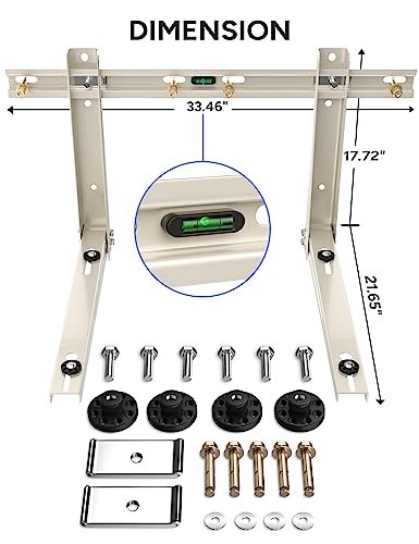 Heavy-Duty Wall Bracket for 12,000-24,000 BTU Mini Split AC & Heat Pump - Image 7