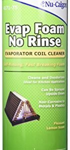Nu-Calgon Evap Foam Cleaner - Heavy-Duty, Self-Rinsing HVAC Coil Spray