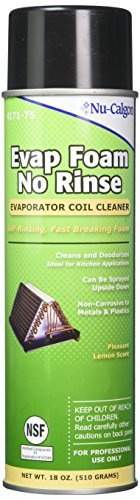 Nu-Calgon Evap Foam Cleaner - Heavy-Duty, Self-Rinsing HVAC Coil Spray